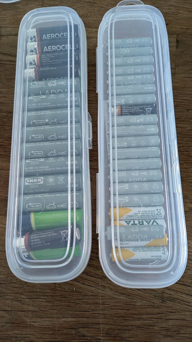FrisiaExplorer's tweet photo. @BrandweerFrl 

Bedankt voor de bewustwording omtrent batterijopslag! Gisteren meteen actie ondernomen en de juiste bakjes gekocht bij Zeeman. #veiligopslag 🔋 https://t.co/N7SHkknHwr