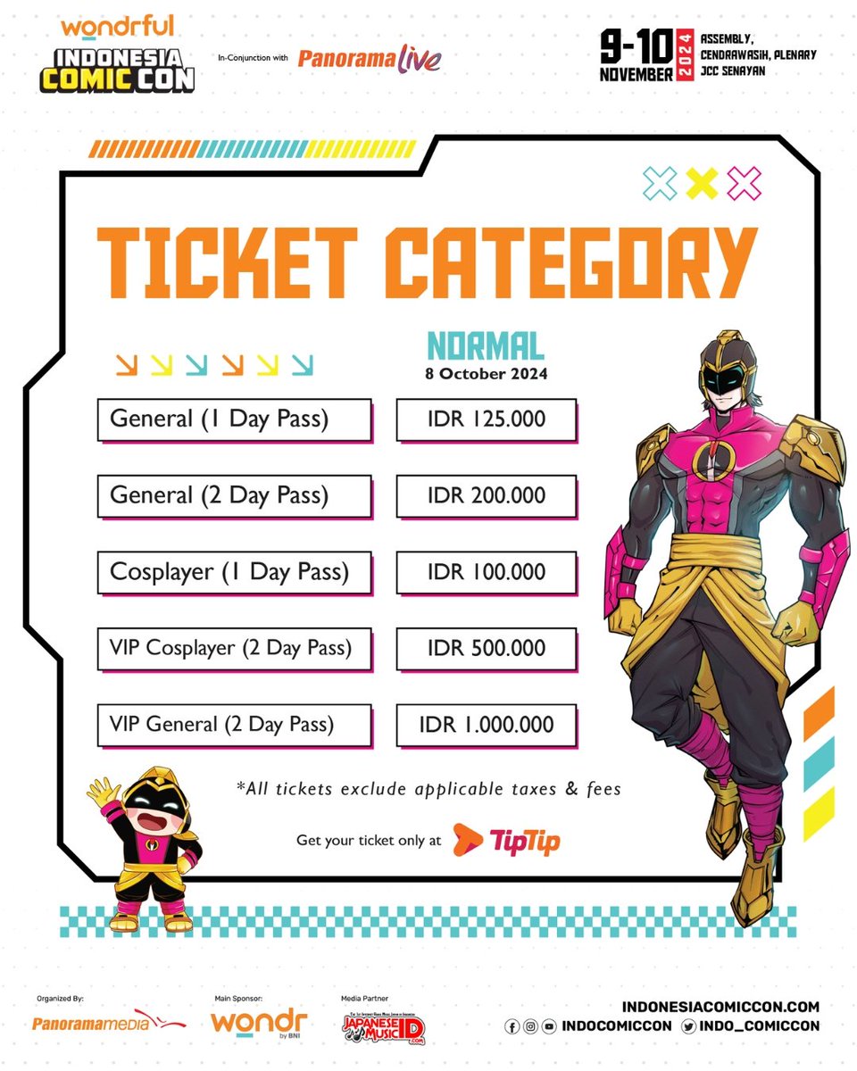 Hi Hellooo J-Friends~~ #INDONESIACOMICCON KEMBALII !! 😉

Yuk beli tiket #ICC2024 sekarang di indonesiacomiccon.com/ticket

#UnleashTheTrueYou
#ICC2024
#IndonesiaComicCon2024
#JMusicID 

(uhuk, ada bagi² tiket nanti niiihh) 🤭