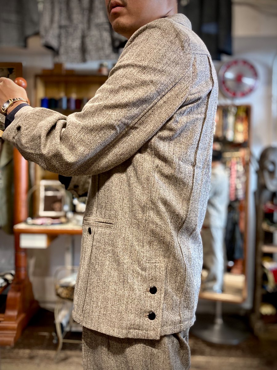 DryBones_Nagoya's tweet photo. #drybones #nagoya #vintagestyle #mensfashion #heritagestyle #ootd #setup #setupsuits #nassaujacket #suits #vintage #1950s #amekaji 
#ドライボーンズ #セットアップ #セットアップスーツ #スーツ #成人式 #ナッソージャケット #ナッソースーツ #50s #ヴィンテージ #アメカジ https://t.co/h6xoNMSlif