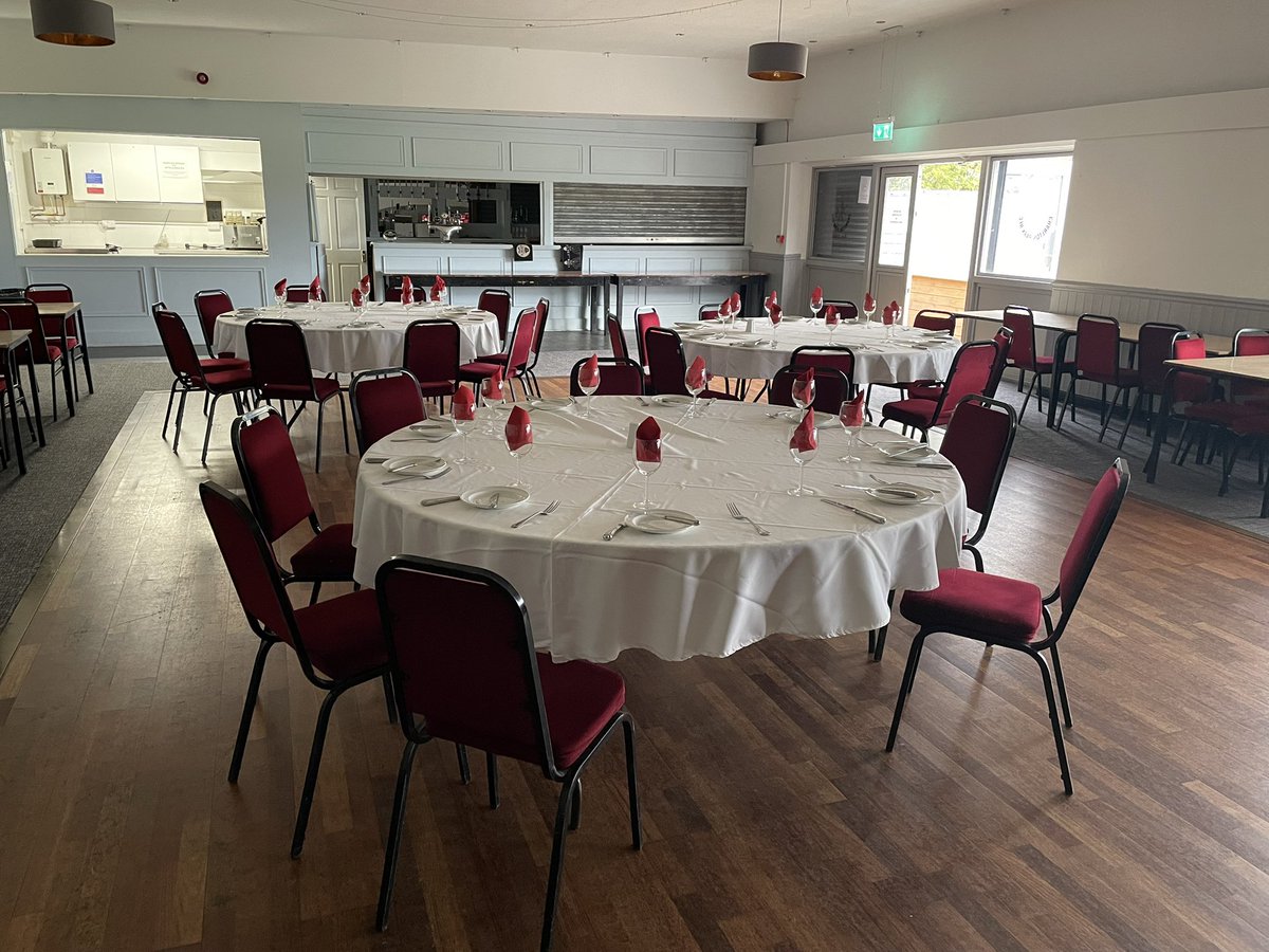 All set for lunch at <a href="/CPRFC/">Charlton Park RFC</a> . Thanks to Nick Hollier for all his help. Deeds not words.