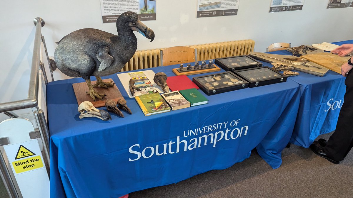 Gostling Evolution and Palaeo Lab π¦βοΈπ¦€πͺ½π¦ββ¬ππ¦ (@evopalaeolab) on Twitter photo If you are around Portsmouth today, come along to Cumberland House for the Fossils Day. Polly the Dodo is here, along with Archaeopteryx and also Karen Fawcett's new sculpture of the EichstΓ€tt Specimen #DodosDinosaursandDarwin.
<a href="/sotonbiosci/">Biological Sciences</a> <a href="/unisouthampton/">University of Southampton</a> <a href="/Karenfa58027460/">Karen fawcett</a> If you are around Portsmouth today, come along to Cumberland House for the Fossils Day. Polly the Dodo is here, along with Archaeopteryx and also Karen Fawcett's new sculpture of the EichstΓ€tt Specimen #DodosDinosaursandDarwin.
<a href="/sotonbiosci/">Biological Sciences</a> <a href="/unisouthampton/">University of Southampton</a> <a href="/Karenfa58027460/">Karen fawcett</a>