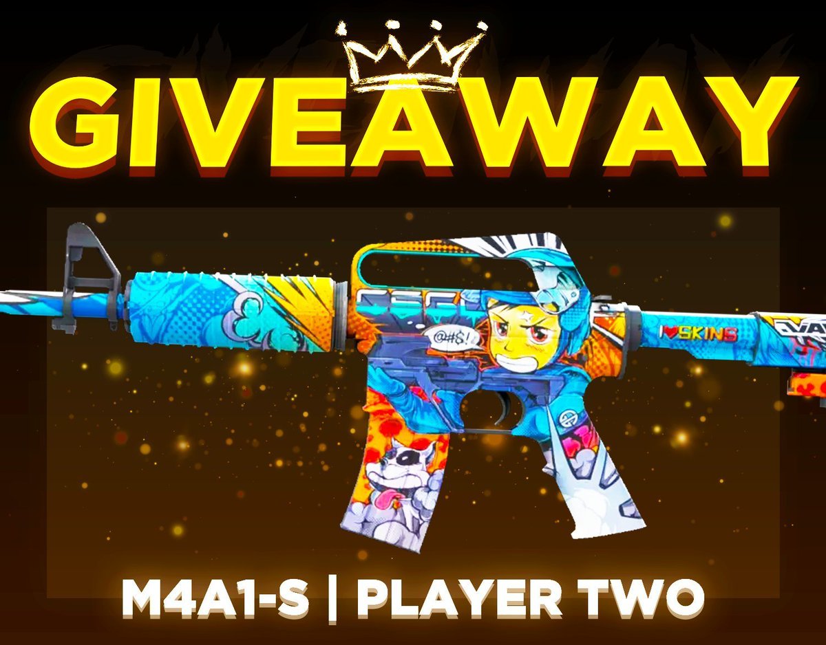 💸 M4A1-S | Player Two [$35] 💸
💎 CSGO/CS2 Skin Giveaway 💎

⏩ Follow <a href="/RewardifyGG/">Rewardify.gg 🎉</a>
🔁 Retweet
⬇️ Like + Subscribe ⬇️
youtube.com/watch?v=F699kX…
❗️ Watch the entire video to the end ❗️

🔜 Winner will be picked in a few days! GL!
