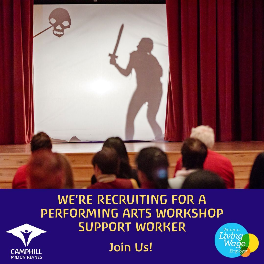 Camphill MK Communities (@camphillmk) on Twitter photo We're recruiting for a Performing Arts Workshop Support Worker! 🎭
If you have a passion for performing arts and can work as part of a creative team to support adults with learning difficulties and autism, we want to hear from you.
Based at our beautiful <a href="/ChrysalisMK/">Chrysalis Theatre MK</a>, the ideal We're recruiting for a Performing Arts Workshop Support Worker! 🎭
If you have a passion for performing arts and can work as part of a creative team to support adults with learning difficulties and autism, we want to hear from you.
Based at our beautiful <a href="/ChrysalisMK/">Chrysalis Theatre MK</a>, the ideal