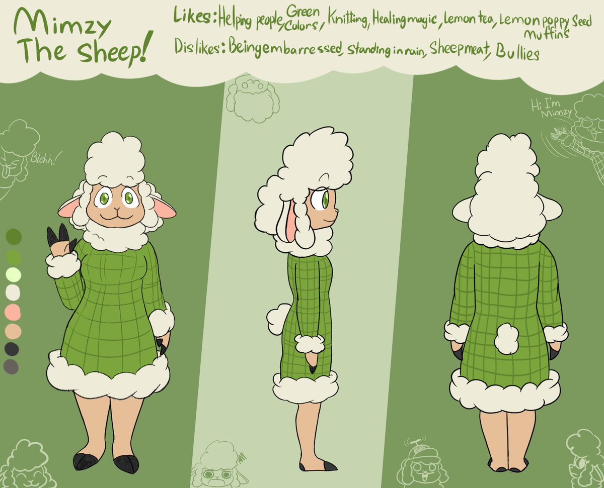 WizardCorgi's tweet image. MIMZY ART REFERENCE!!