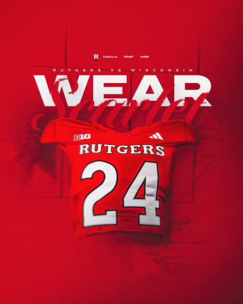 bradycorrell80's tweet photo. I will be at @RFootball today for the game against Wisconsin. Excited to be with the staff and watch the team play! 
@CoachValloneRU @Coach_Hewitt86 @CoachKevinBurke @WyoSemFootball @RutgersRivals https://t.co/TRrD1lVtb7