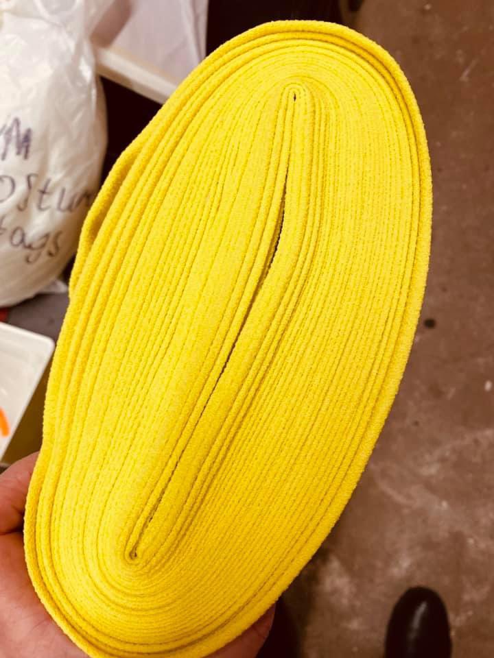 MakeitHappenCD's tweet photo. £10
Large bolt of canary yellow crepe fabric. 
Lots of fabric on this bolt. Soft drape , really lovely. 
Message if you’re interested and can collect asap from us. 
We take card or cash. https://t.co/OBPTImjhi7