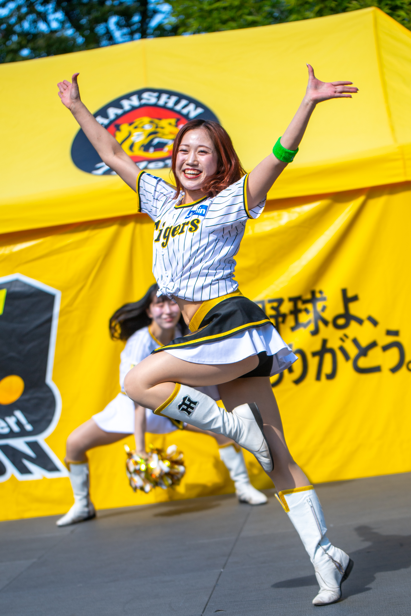 #Tigers イエローチアリーディングウェアセット⭕️110cm Tigers イエローチアウェア セット130cm