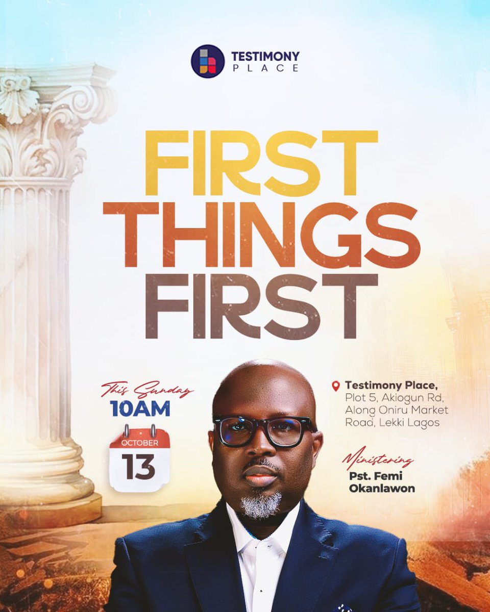 hcctestimonypl's tweet photo. When God is your priority, ALL THINGS become possibilities!🙌✨
Join us this Sunday at 10:00 AM for an incredible time in God's presence as we welcome the powerful ministration of Pastor Femi Okanlawon (@fogenius). 🙏🔥
#HCCGlobal #SundaySpecial #Comeandbeblessed #GodBless https://t.co/xZH3euGAVm