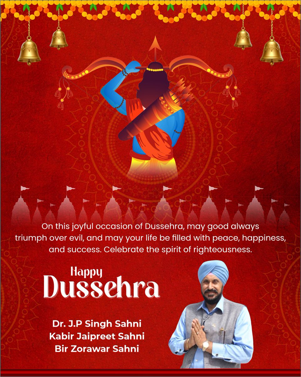 aifdmc_official's tweet photo. Wishing you and your family a very Happy Dussehra! May the victory of good over evil inspire you to face challenges with courage and emerge victorious in all your endeavors. #HappyDussehra #VictoryOfGoodOverEvil https://t.co/3DviKYBEFn