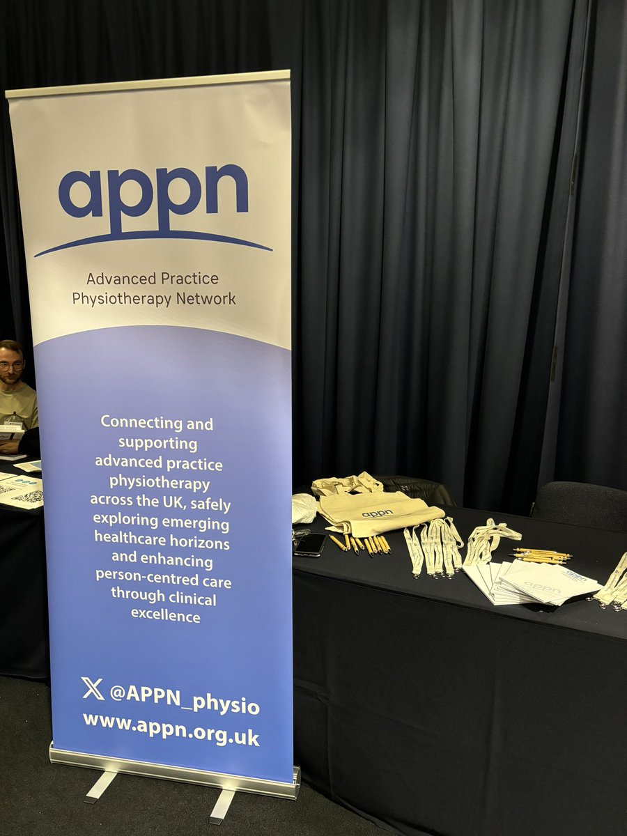 APPN_physio's tweet photo. We’re here today @thecsp Conference 😃, if you have any questions about #Advanced #Physiotherapy then we’d love to chat . We have extended the early bird rate for our up and coming study day AP- managing complexity 😃👇👇👇 https://t.co/atdEJtarYO