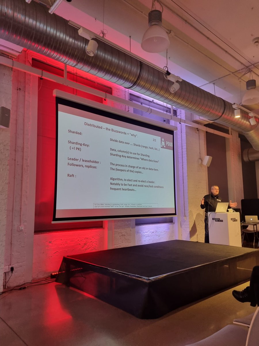 Jasmin Fluri (@jasminfluri) on Twitter photo Morning sessions at #poug2024 continue!
<a href="/pdevisser/">Piet de Visser (Не надо было трогать Мрию!)</a> telling us about distributed databases! Morning sessions at #poug2024 continue!
<a href="/pdevisser/">Piet de Visser (Не надо было трогать Мрию!)</a> telling us about distributed databases!
