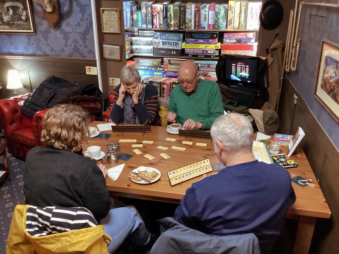 letsxcapetoget1's tweet photo. Early morning Rummikub! Beats a grey day…
https://t.co/kw9WHi6yEY
#BoardgameCafe #TabletopGames #GameNight #Boardgaming #TabletopCafe #BoardgameLovers #CafeGames #PlayAndSip #BoardgameCommunity #GameCafeAdventure #CafeLife #CoffeeLovers #BaristaMagic #CafeVibes #LatteArt https://t.co/tjeCwWgTB0