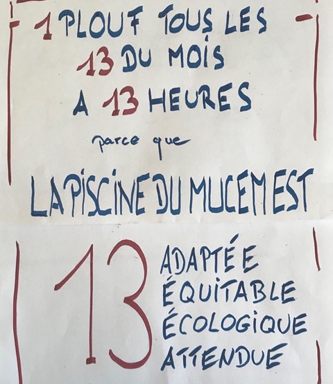 LNageurs's tweet photo. [les PLOUFS du 13]

Dimanche 13 octobre à 13 heures, 

1er plouf d'une série de plongeons 

TOUS les ✨13✨ du mois à ✨13 ✨heures, 

pour ne pas lâcher l'affaire d'un point de baignade au #Mucem, d'une piscine olympique d'eau de mer accessible à toutes et tous ! ✊ https://t.co/rbQfdJ05TI