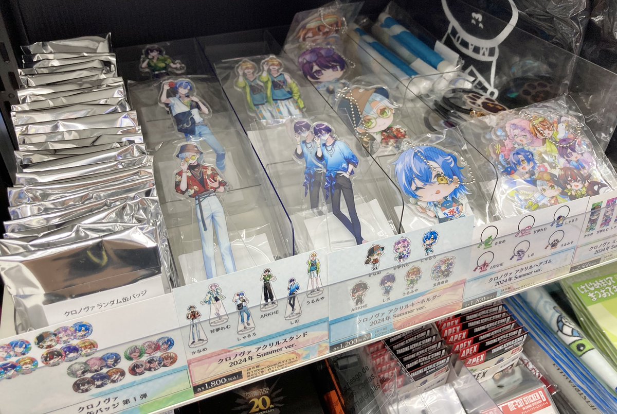 グッズ販売情報】 「クロノヴァ」 🌟2024年 Summer Ver. グッズ各種が