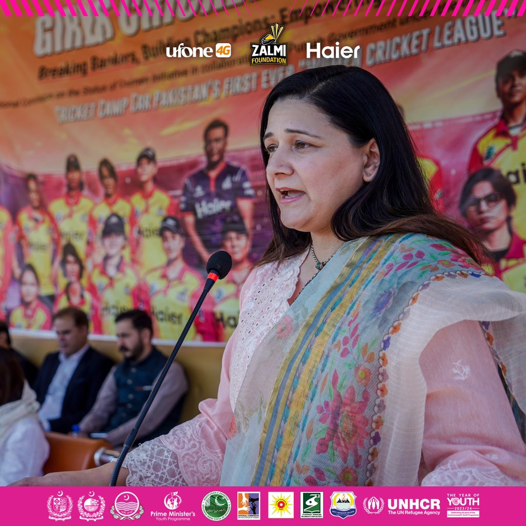 FoundationZalmi's tweet photo. These impactful initiatives are aimed at celebrating the Year of Youth and achieving SDGs to shape a brighter future for the next generation🌟
#ZalmiFoundation #GirlsCricketCamp #EmpoweringWomen #EmpowerHer #BreakingBarriers #BringingBackSmiles #YearOfYouth #SDGs https://t.co/Y4VAgIKgln