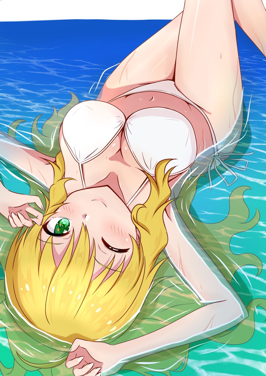 アイマス「アイマス公式さんがまだ水着描いていいよって言ってる気がしたのでその意思に従いまし」|みみうのイラスト