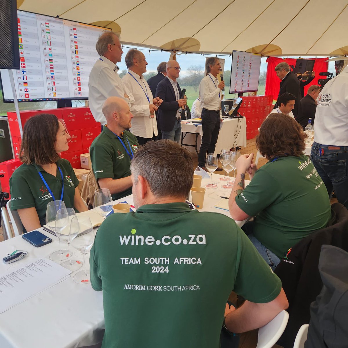 wine.co.za | South African Wine (@winecoza) on Twitter photo Good luck to #TeamSA2024 today - at World Blind Winetasting champs in France - led by our intrepid #flyingsommelier <a href="/SAWineChampion/">SAWTC</a> <a href="/Jean_Vincent/">Flying Sommelier</a> <a href="/Pounding_Grape/">Chris Groenewald</a> <a href="/MeerlustWine/">MEERLUST WINE ESTATE</a> <a href="/LaRVF_mag/">La Revue du vin de France</a> Good luck to #TeamSA2024 today - at World Blind Winetasting champs in France - led by our intrepid #flyingsommelier <a href="/SAWineChampion/">SAWTC</a> <a href="/Jean_Vincent/">Flying Sommelier</a> <a href="/Pounding_Grape/">Chris Groenewald</a> <a href="/MeerlustWine/">MEERLUST WINE ESTATE</a> <a href="/LaRVF_mag/">La Revue du vin de France</a>