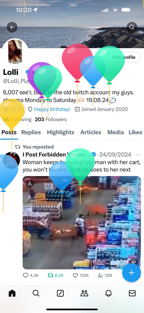Lolli_Plays's tweet photo. Balloon day 🎈 https://t.co/i2o7uZqT5r