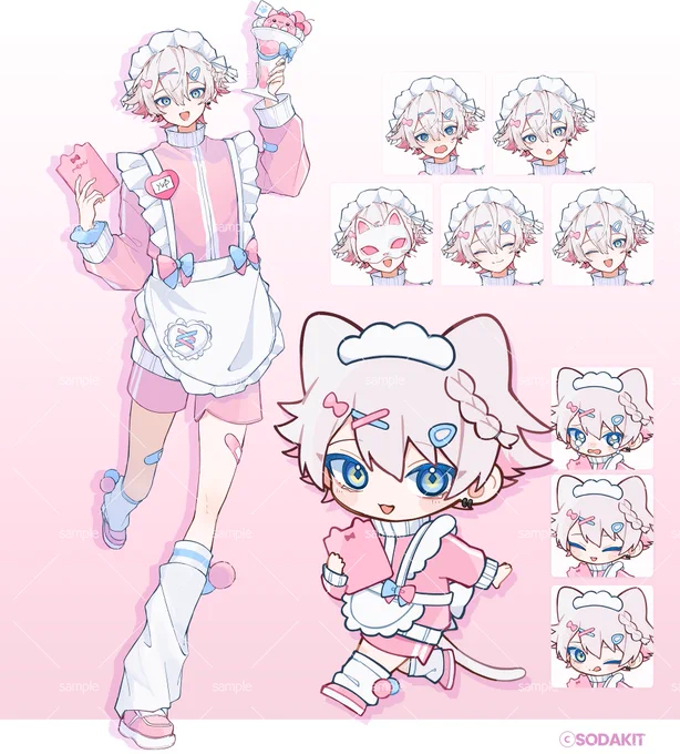 ⟡.· works改めて、この度SODA KIT様の『SODA POPS』ジャケットイラスト『ドキドキサレンダー』MVイラストを担当させていただきました!差分もたくさんあるのでぜひ見て、聞いて、手に取っていただけると嬉しいです関連リンクはリプ欄へ! 