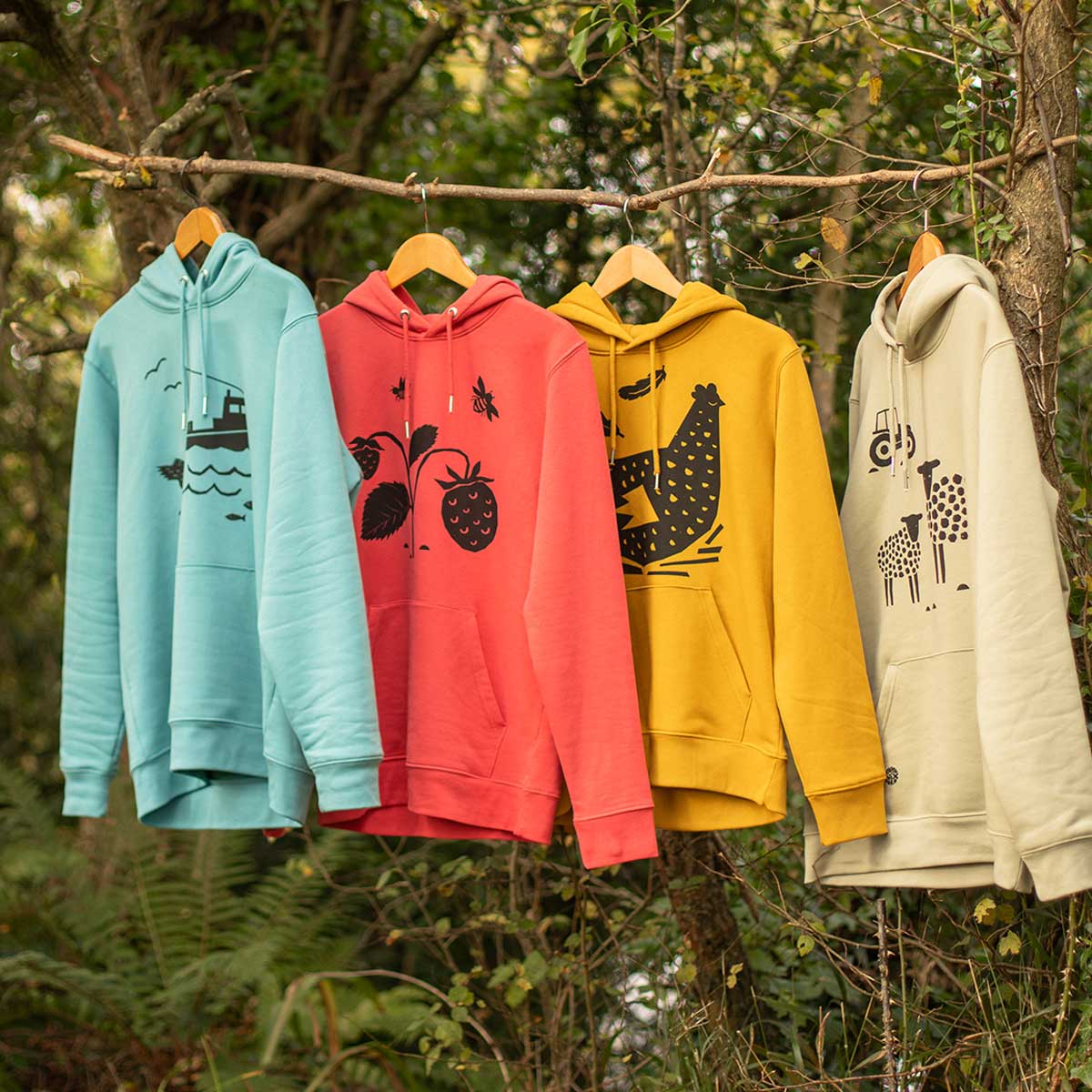 Being snug in a soft hoody is a priority this time of year
Our line of hoodies features fun and colourful illustrations inspired by Wexford and all its stories and culture
🐓🍓🚢🐑🚜

Browse our online shop 📷 tastewexford.ie/shop/p/organic…

#buyirish #irishfood #irishcraft #wexford