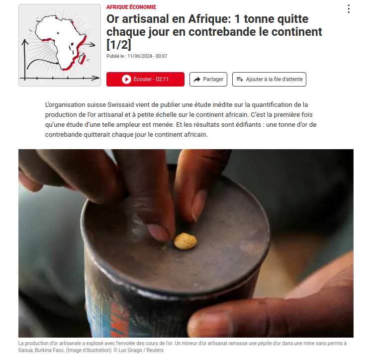 colonialwatch's tweet image. 5/5 - L&apos;étude de #Swissaid révèle l&apos;ampleur de la contrebande🕵🏽‍♂️d&apos;or en #Afrique🌍

🌍474 tonnes/an, soit 35 milliards $ qui quittent le continent illégalement💰#ContrebandeOr 😭😡

🌍Le #Mali🇲🇱et l&apos;#Ouganda🇺🇬, pays intermédiaires, attirent avec leur fiscalité avantageuse📉et de…