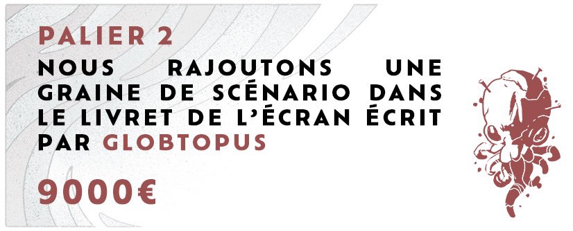 Et voilà, on a dépassé la barre des 9 000€ ! 
<a href="/globtopus/">Globtopus</a> se joint à nous pour enrichir le livret de l’écran de ses créations inachevées ! 

gameontabletop.com/cf3081/inachev…