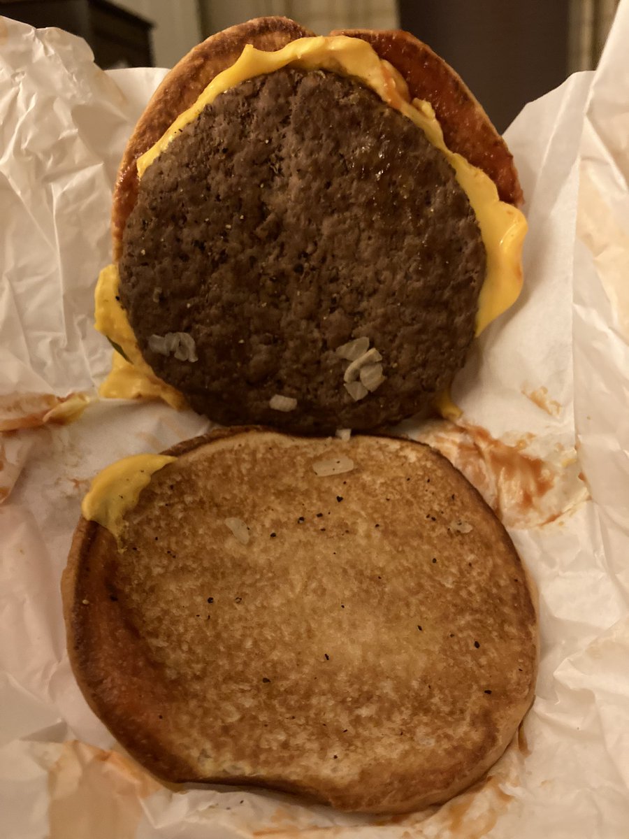 Very disappointed with my <a href="/McDonaldsUK/">McDonald's UK</a> cheeseburger. Requested extra onions but  barely any onions to be found. I like a treat of <a href="/McDonaldsUK/">McDonald's UK</a> now and again but don’t think I’ll bother in future if no care or attention is made when making the orders. #McDonalds #cheeseburger