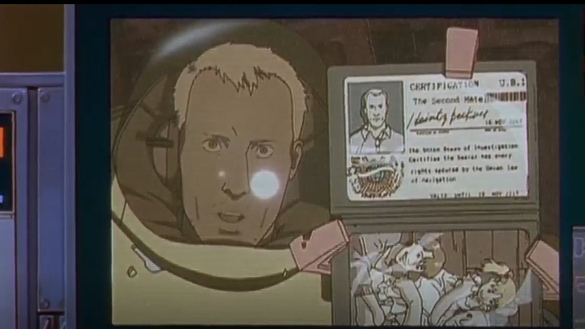 We remember Heintz, the Second Mate of the Space Scraper Ship Corona.
On this day, October 12th, in the year 2092, Heintz stepped before the camera, his crew card in hand, to mark his place in the archives