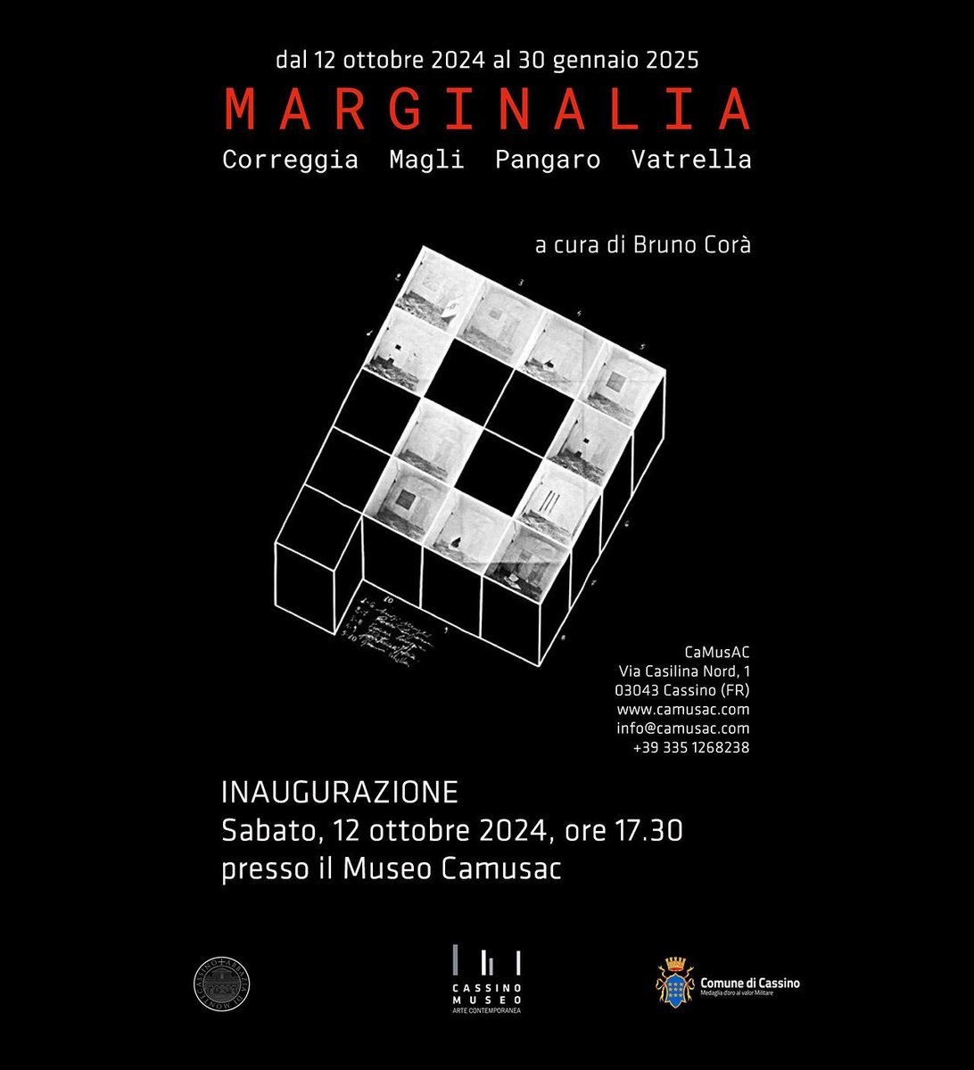 MUSEO CAMUSAC (@camusacmuseo) on Twitter photo Inaugurazione oggi 12 ottobre, 2024, alle ore 17.30
<a href="/CAMUSACMUSEO/">MUSEO CAMUSAC</a>
<a href="/M_C_A_B_B_E_Y/">Abbazia di Montecassino/Montecassino Abbey</a> Inaugurazione oggi 12 ottobre, 2024, alle ore 17.30
<a href="/CAMUSACMUSEO/">MUSEO CAMUSAC</a>
<a href="/M_C_A_B_B_E_Y/">Abbazia di Montecassino/Montecassino Abbey</a>