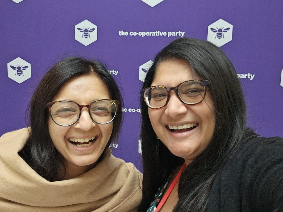 Me and <a href="/Shahnaz76/">Shahnaz</a> getting ready for the <a href="/CoopParty/">Co-operative Party</a> Conference, in #Manchester

#CovSquad #RepresentingCov #CoopConference #CooperativeConference