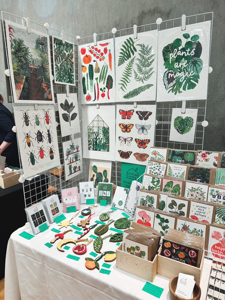 First and last market of the year! Nottingham Contemporary 10am-5pm today and 11am-4pm tomorrow ✨