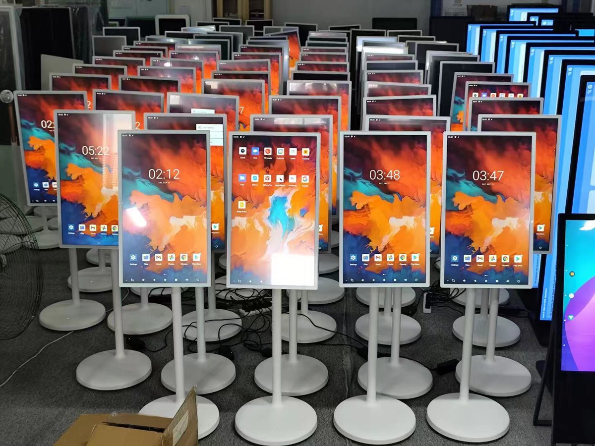 stellazheng89's tweet image. Bulk ageing-Standby Me 21.5/23.6/23.8/27/32‘’ Rollable Smart Touch Screen built-in lithium battery ( 24V 12000MA / 19V 10000MA )
#touchscreen #lcddisplay #interactivescreen #lcdtv #digitalsignage #portabletv #movabletv 
WhatsApp: 8613714376779;
Email: stellazheng@dedikj.com.