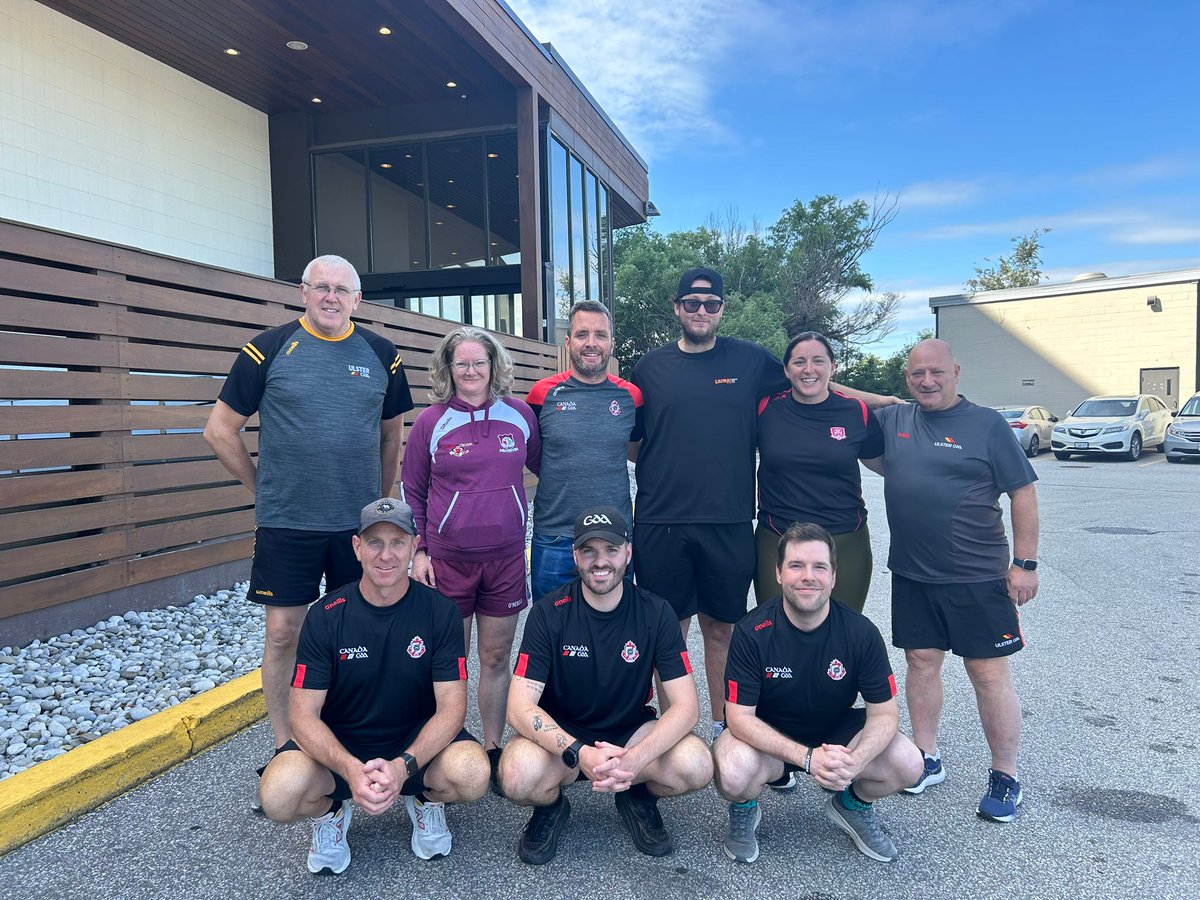 Ulster GAA’s Eugene Young &amp; Jimmy Darragh came to Toronto to deliver the inperson modules, after 5 online sessions over the summer with the 2 lads &amp; Roger Kennan.