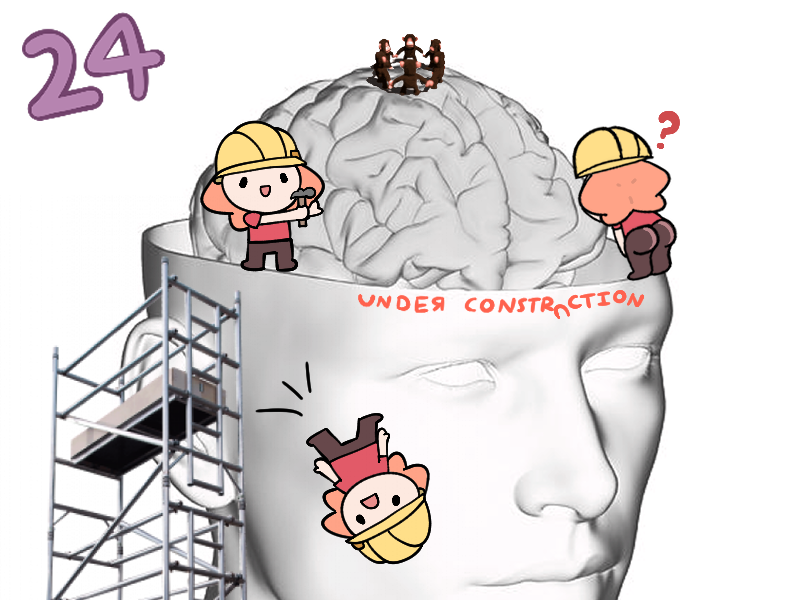light_lazer's tweet photo. one more year 'til a fully developed brain!! 🧠🎉 https://t.co/MbYJIzkwwJ