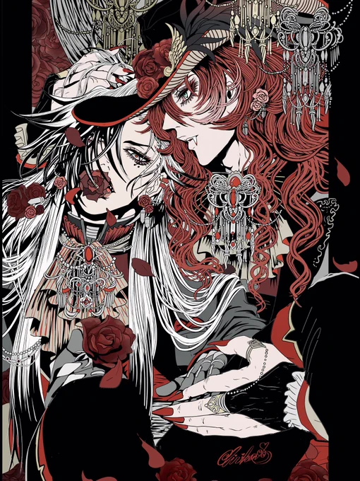 :::耽美主義:::#argenthill アルジェンヒル、どんだけお耽美に描いても耐えてくれる。 
