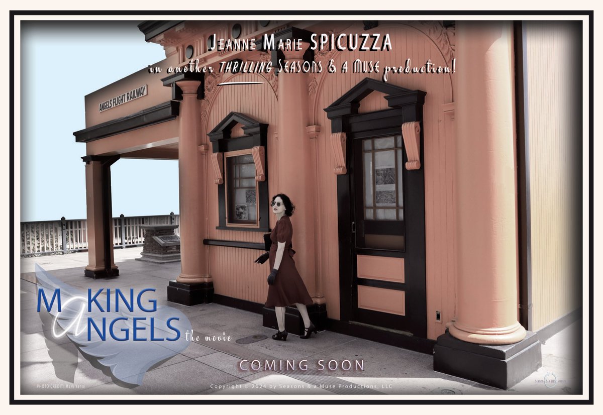 <a href="/JeanneSpicuzza/">Jeanne Marie Spicuzza</a> in <a href="/MakingAngelsMov/">Making Angels</a> <a href="/SAAMstudios/">Seasons & a Muse</a> #promotionalshoot <a href="/AngelsFlight/">Angels Flight Rlwy</a> #filmingbegins #2025 #photocredit #markyanni