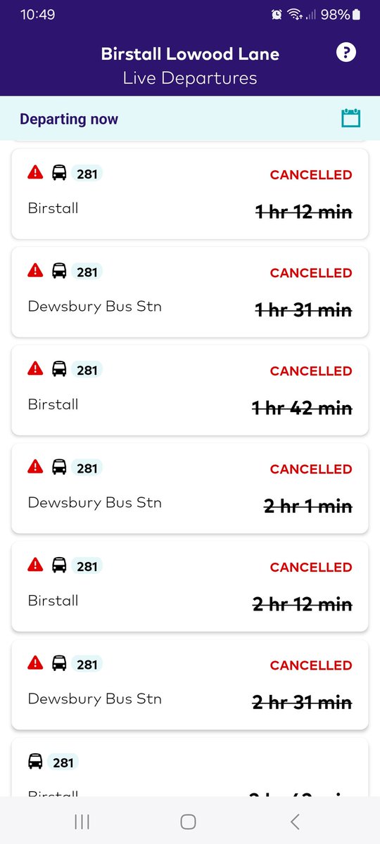 EMJ082's tweet photo. @arrivayorkshire How can you call this a bus service? Three in a row cancelled so that's two hours until next bus, not good when you've got an appointment. It's a joke! https://t.co/5q0ETfSS5g