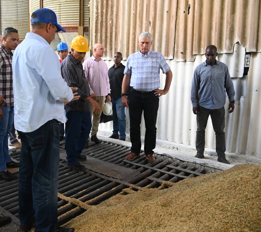 Como parte del vínculo permanente con la base, llegó el 1er Secretario del CC del <a href="/PartidoPCC/">Partido Comunista de Cuba</a> y Presidente de la República <a href="/DiazCanelB/">Miguel Díaz-Canel Bermúdez</a> al municipio espirituano de la Sierpe. Allí chequeó el trabajo del Partido y temas vinculados a la producción de alimentos. #UnidosXCuba