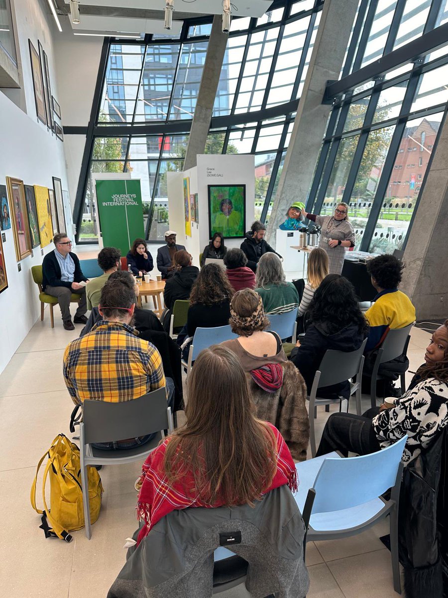 Art Reach 🧡 (@_artreach) on Twitter photo An interesting start to Saturday morning with breakfast and a panel discussion about sustainability in the arts <a href="/dmuleicester/">dmuleicester</a>.
Thanks to <a href="/DMUEngagement/">DMUEngagement</a> incredible support again this year at #JourneysFestival2024 An interesting start to Saturday morning with breakfast and a panel discussion about sustainability in the arts <a href="/dmuleicester/">dmuleicester</a>.
Thanks to <a href="/DMUEngagement/">DMUEngagement</a> incredible support again this year at #JourneysFestival2024