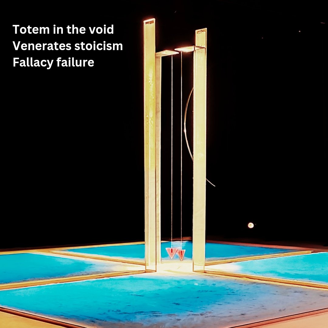 Bababelachan's tweet photo. Totem in the void
Venerates stoicism 
Fallacy failure 
#haiku #poem #poetrycommunity #poetrylovers #poetry #poetryislife https://t.co/dzjjxUw1W8