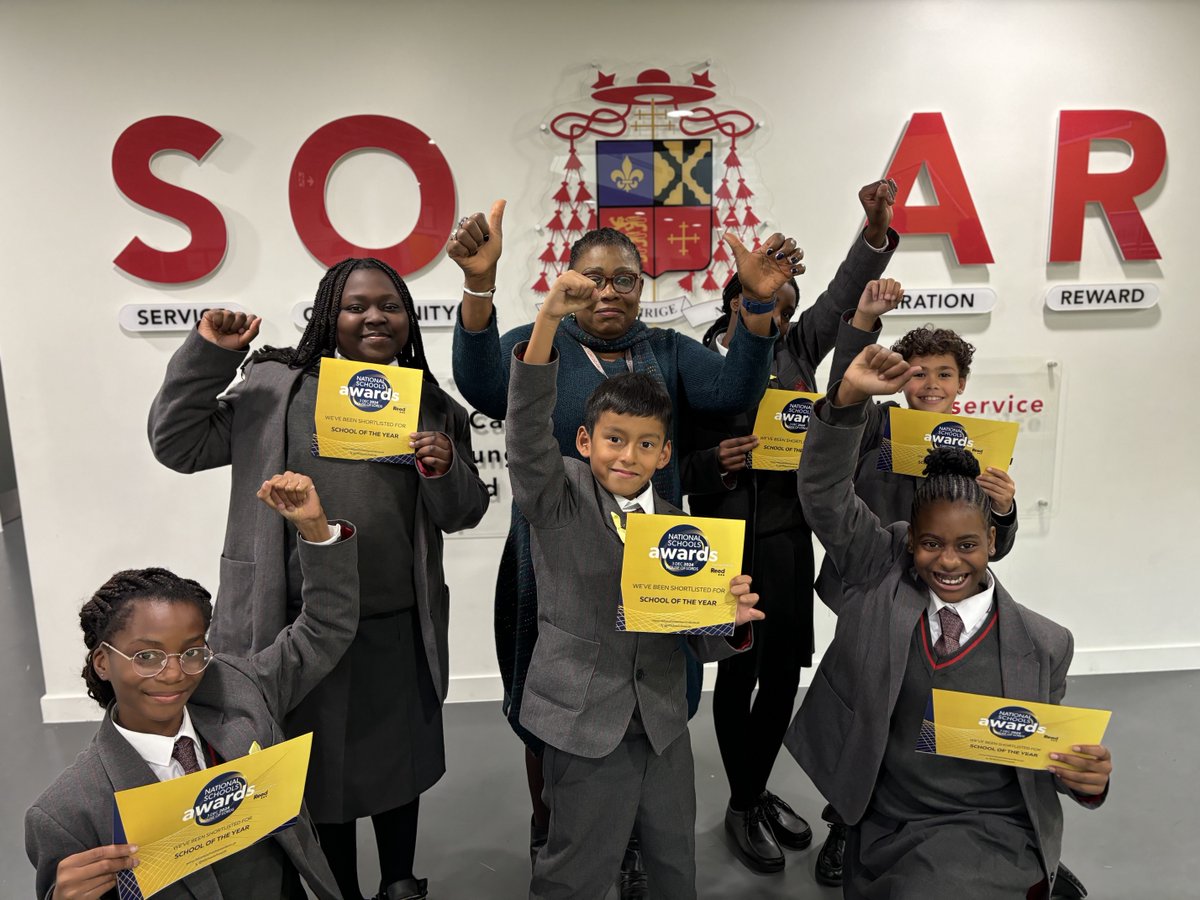Cardinal Pole (@cardinalpolerc) on Twitter photo 🌟 We are excited to share that we have been shortlisted for the ‘National School’s School of the Year Award’! The awards ceremony will be held at the House of Lords. A big well done to everyone involved in getting us this far!
<a href="/NSchoolsAwards/">The National Schools Awards</a>
#CardinalPole #SOAR #Hackney 🌟 We are excited to share that we have been shortlisted for the ‘National School’s School of the Year Award’! The awards ceremony will be held at the House of Lords. A big well done to everyone involved in getting us this far!
<a href="/NSchoolsAwards/">The National Schools Awards</a>
#CardinalPole #SOAR #Hackney