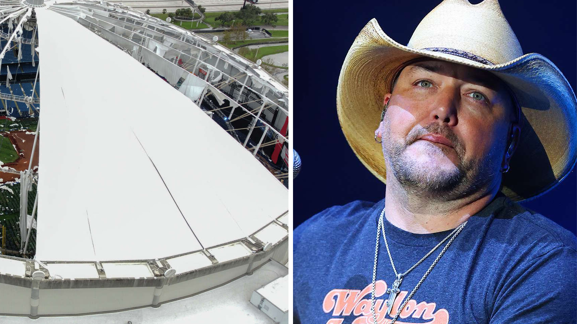 ZBreakingNewz on X: "Jason Aldean to Headline Tropicana Field Concert for Milton  Relief, Going To Raise $1 Billion, “They Don't Call Me a Country Hero for  Nothing”: Country superstar Jason Aldean is