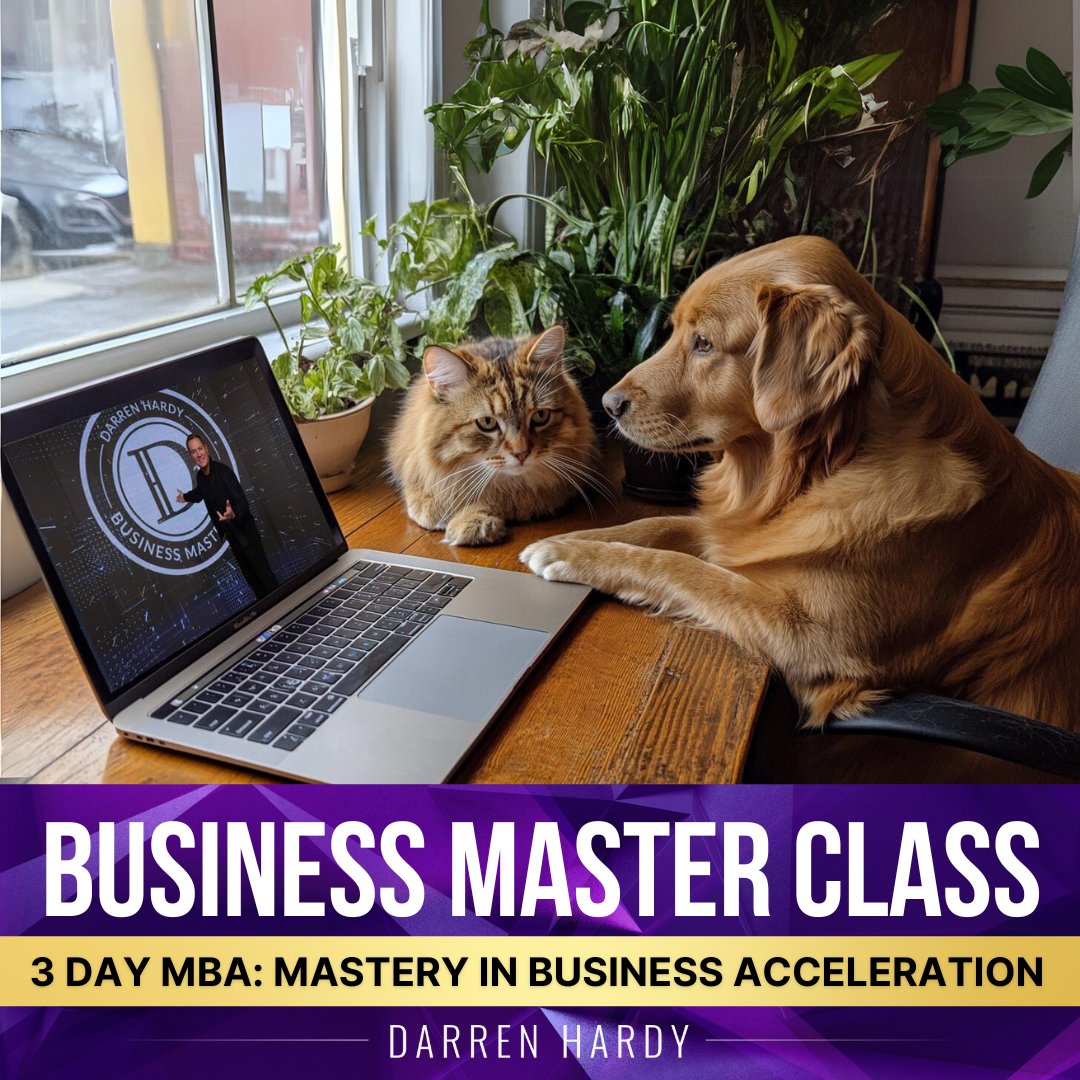 DARRENHARDY's tweet image. Join the #BusinessMasterClass and bring your pets for a transformative experience! 🐾

💡 Dive into live sessions on sales, marketing, and team-building in a supportive environment.

🌟 Ready to accelerate your growth? Secure your spot now! 👉 bit.ly/3PKIGPc