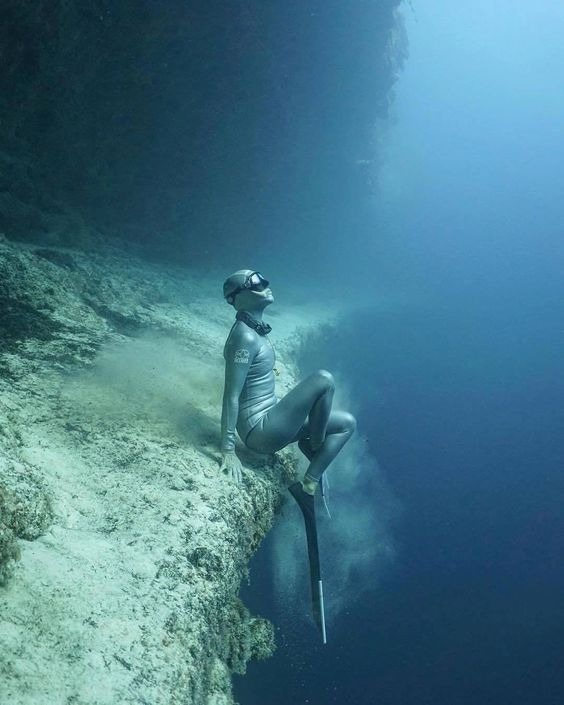 VertigoWarrior's tweet photo. The terrifying beauty of the Ocean. A thread🧵

1. Sitting on the edge of an underwater cliff https://t.co/4k9LpcJUik