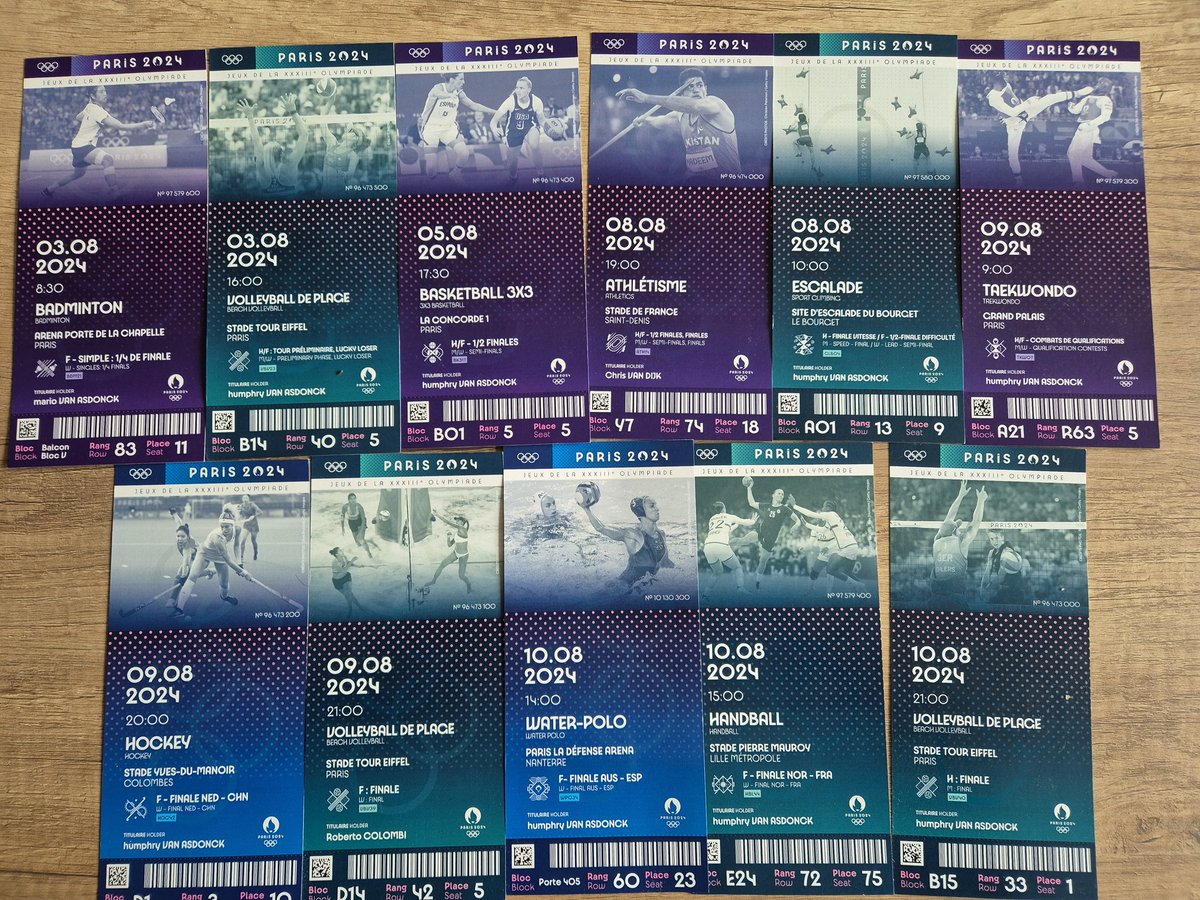 De souvenirtickete van de Olympische Spelen zijn binnen.
+ Foto's van de sessie staan erop
- Eentonig kleurgebruik
