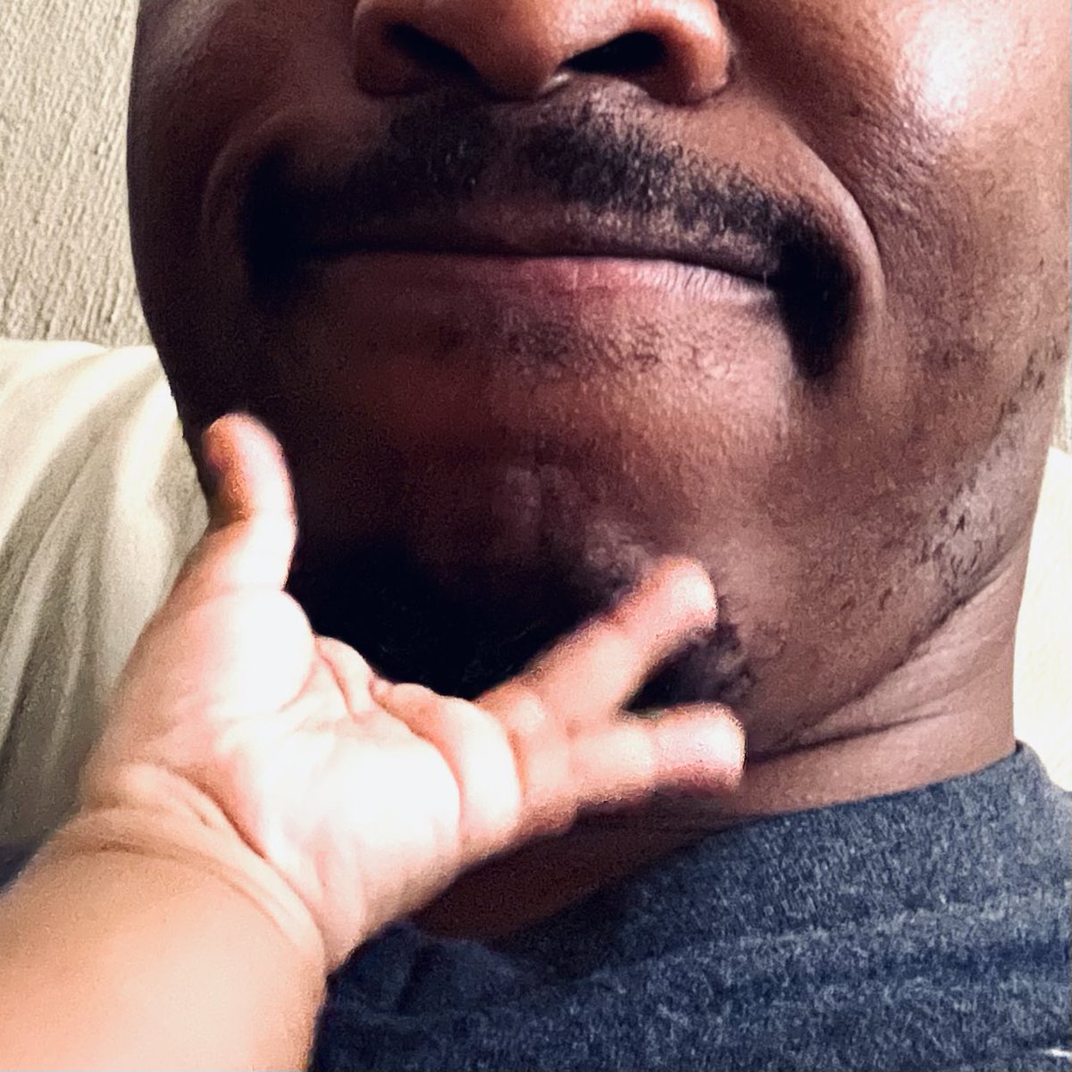 _BNSL's tweet photo. The new-found obsession with pulling my goatee 😅 https://t.co/FiSPqYDnYn