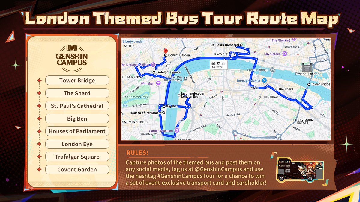 Hi Travelers! Guess what! The Genshin Impact Europe Campus Tour is about to kick off! Our first stop: the UK! There's a variety of activities and plenty of prizes, so make sure to register in advance to secure your spot!

Registration Link:  eventbrite.co.uk/o/genshin-camp…

We will