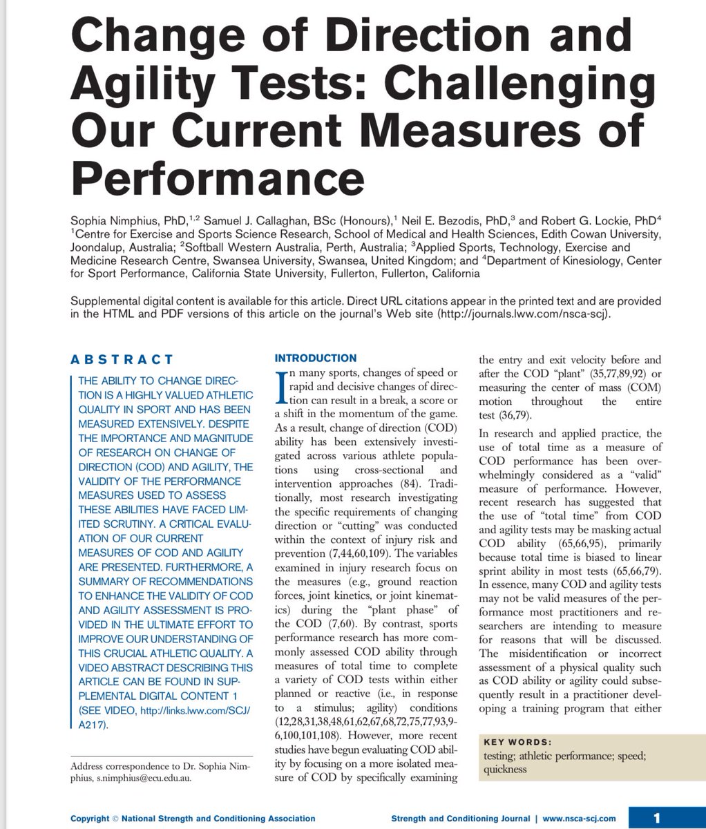 Ola Eriksrud (@olaathletic1080) on Twitter photo Change of direction total time is an indicator of performance that does not tell the story of how the task is performed. Continous measurements do <a href="/1080motion/">1080 Motion</a>. One who called out for this years ago is <a href="/DocSoph/">Sophia Nimphius</a> Change of direction total time is an indicator of performance that does not tell the story of how the task is performed. Continous measurements do <a href="/1080motion/">1080 Motion</a>. One who called out for this years ago is <a href="/DocSoph/">Sophia Nimphius</a>