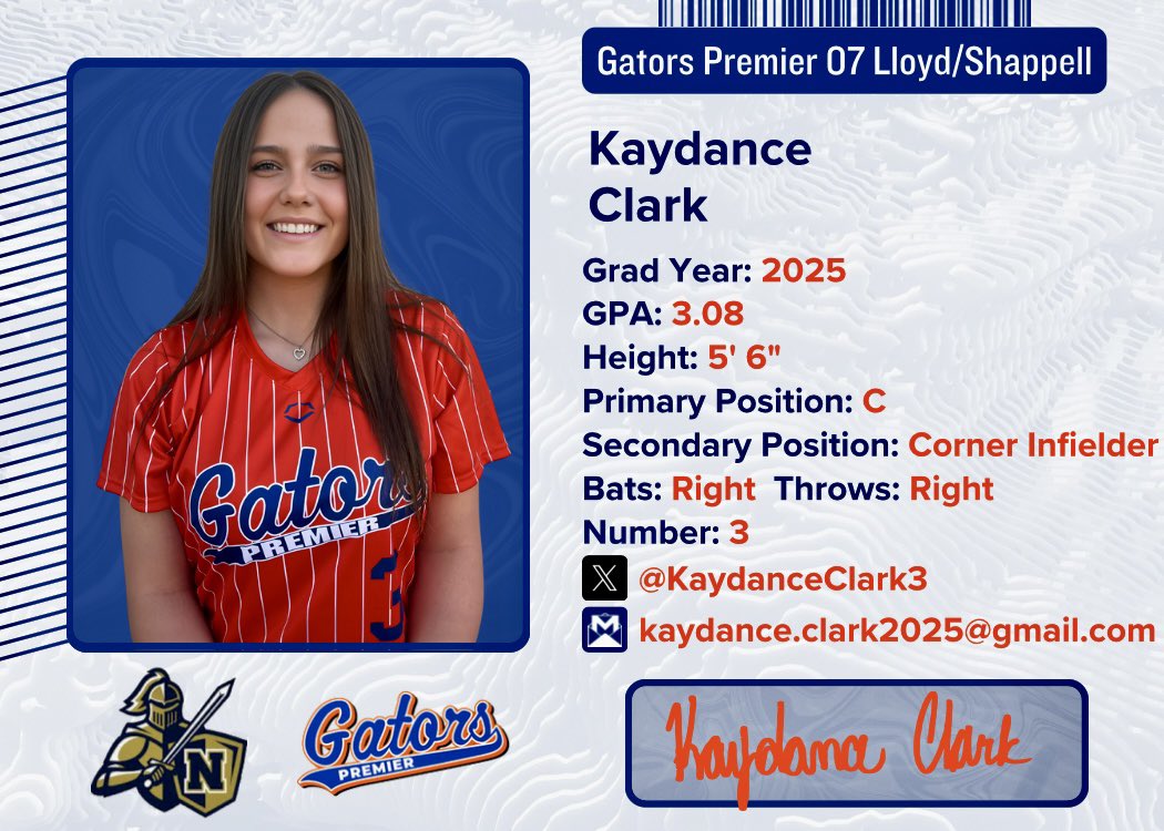 GatorsShappell's tweet photo. Recruitment ID, @KaydanceClark3! https://t.co/xgXPo1uHKY