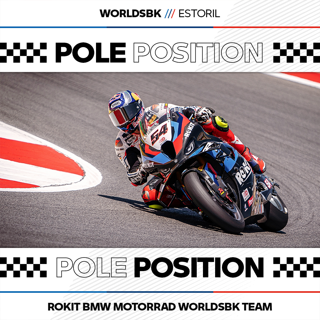 It's POLE POSITION for <a href="/toprak_tr54/">7oprak</a> at Estoril!

Great start to the penultimate <a href="/WorldSBK/">WorldSBK</a> round of the season!

#UnitedWeWin #M1000RR #WorldSBK #EstorilWorldSBK